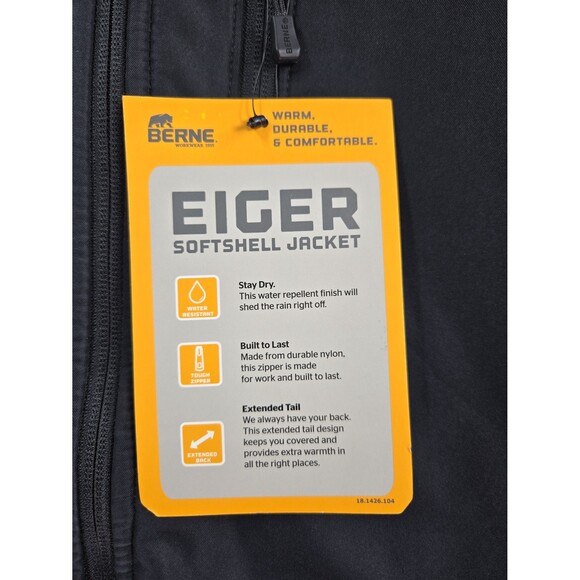 NEW Matco Tools Berne Soft Shell Black Jacket Coat Embroidered Men 2XL Mechanic - Picture 5 of 10